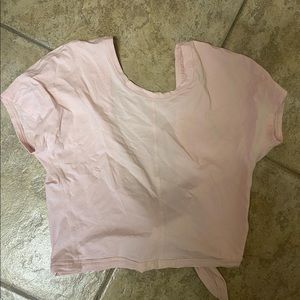 lululemon open back top size 6